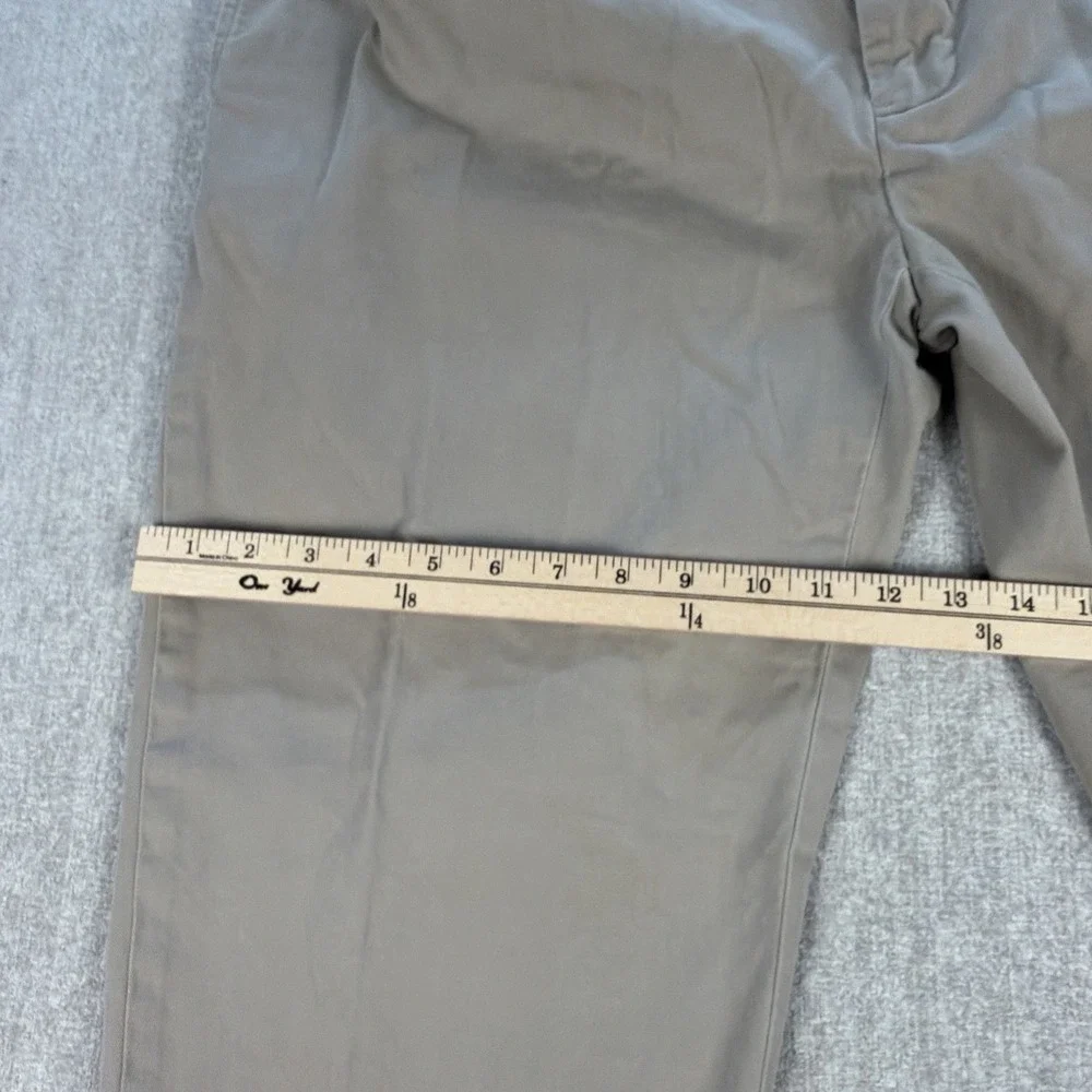 Polo Ralph Lauren Men 35x30 Khaki Pleated Chino Trousers Preppy Casual